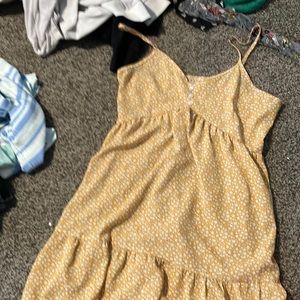Cute yellow flower dress